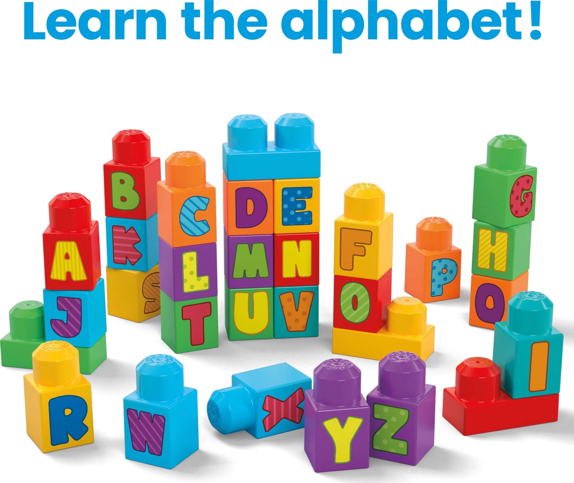 Alphabet Adventure: Toddler Building Blocks Set (30 pcs, Ages 1+)