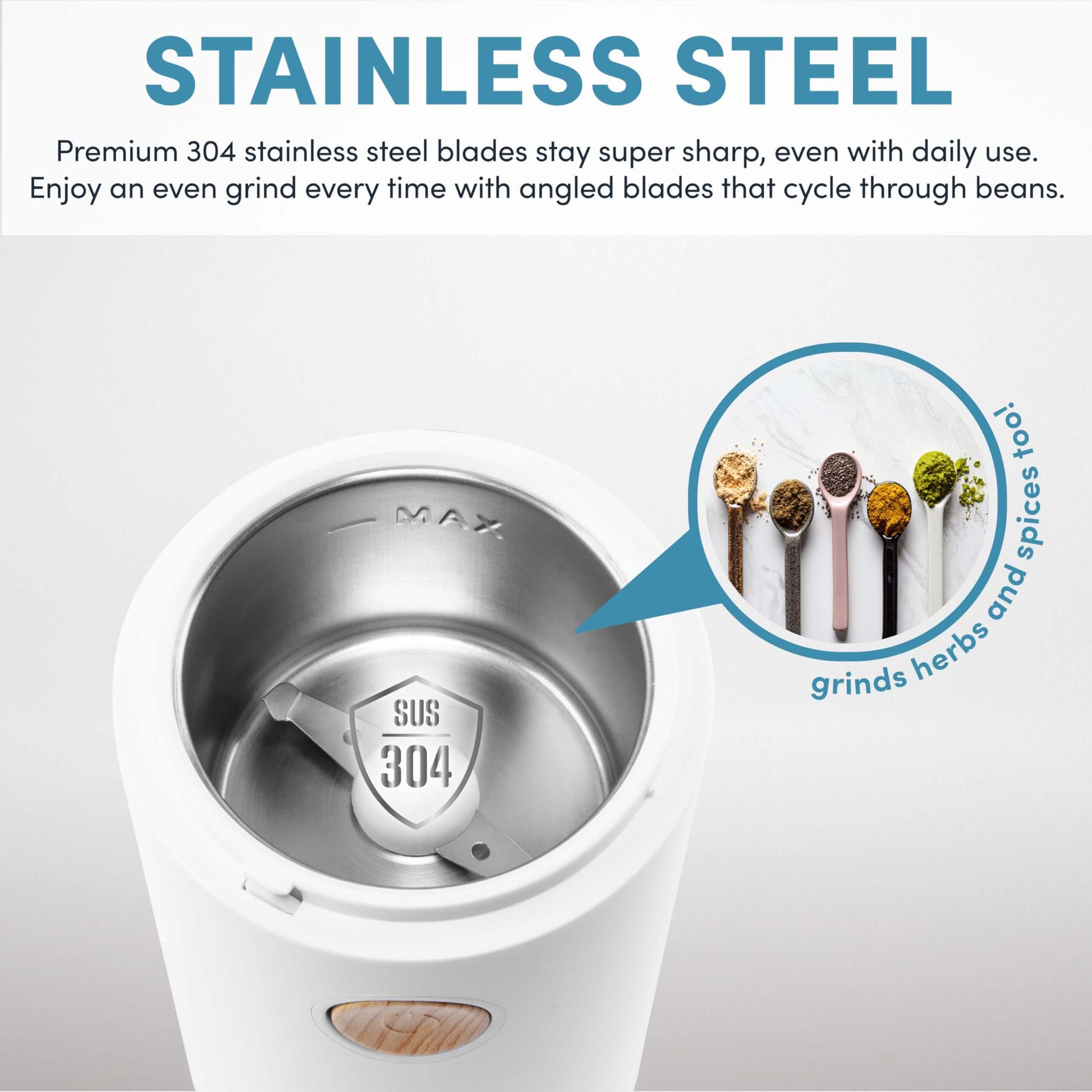 Aroma Compact Electric Coffee Bean Grinder