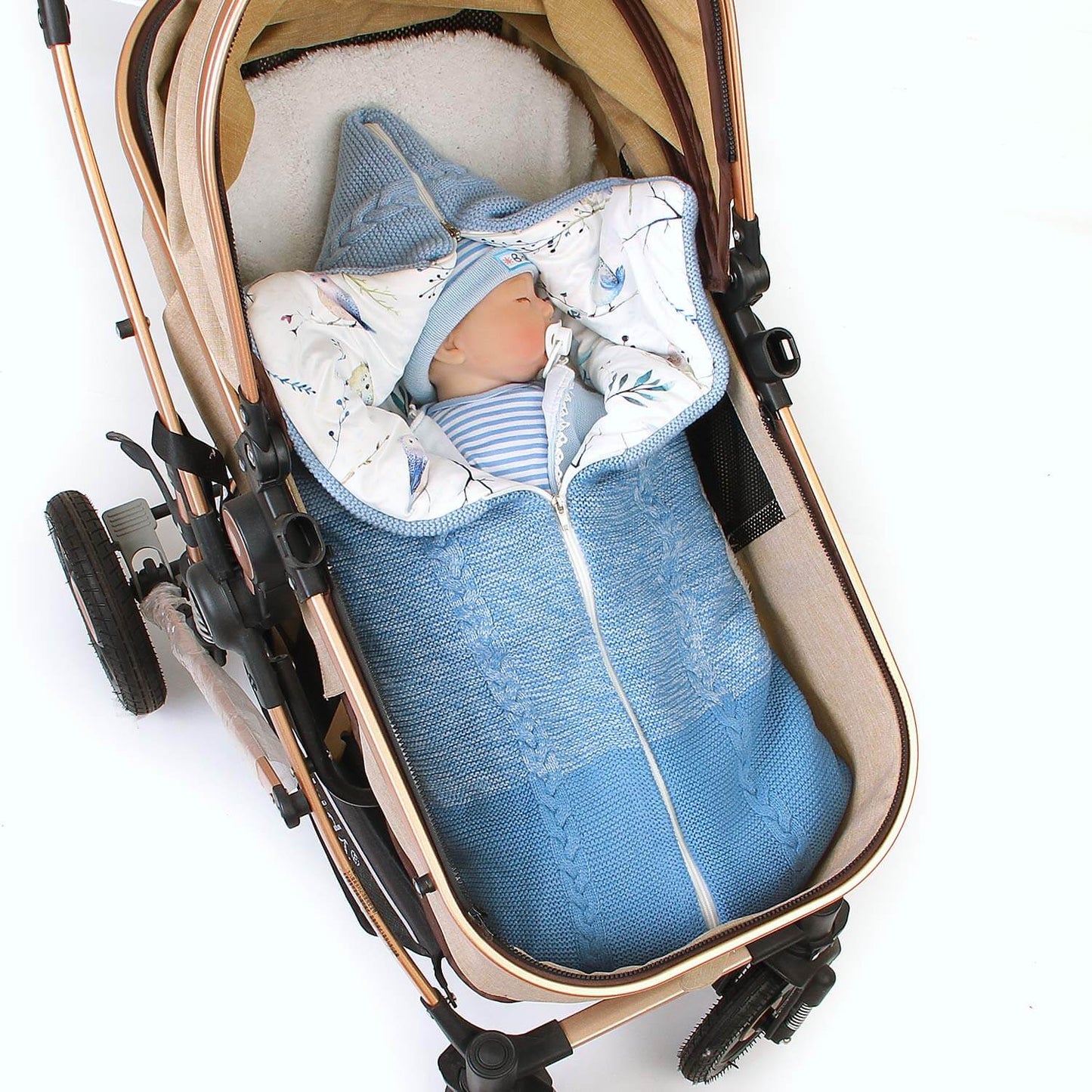 Baby Bliss Swaddle Wrap & Sleeping Bag for Newborns