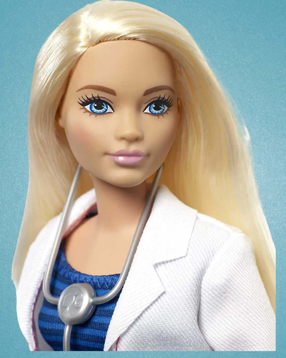 Barbie Curvy Doctor Doll - Collectible Toy for Kids