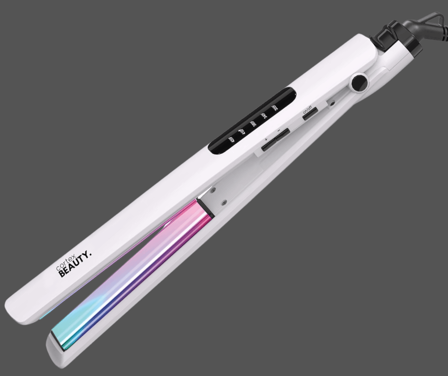 Cortex Beauty Ultra Slim 1-Inch Hair Straightener - White