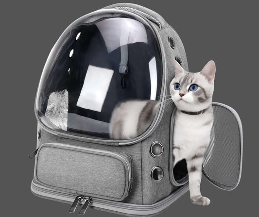 Breathable Cat & Small Dog Backpack Carrier Airline Approved