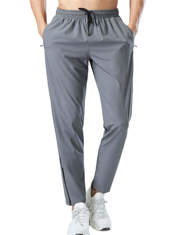 Breathe Easy Quick-Dry Ice Silk Drawstring Trousers
