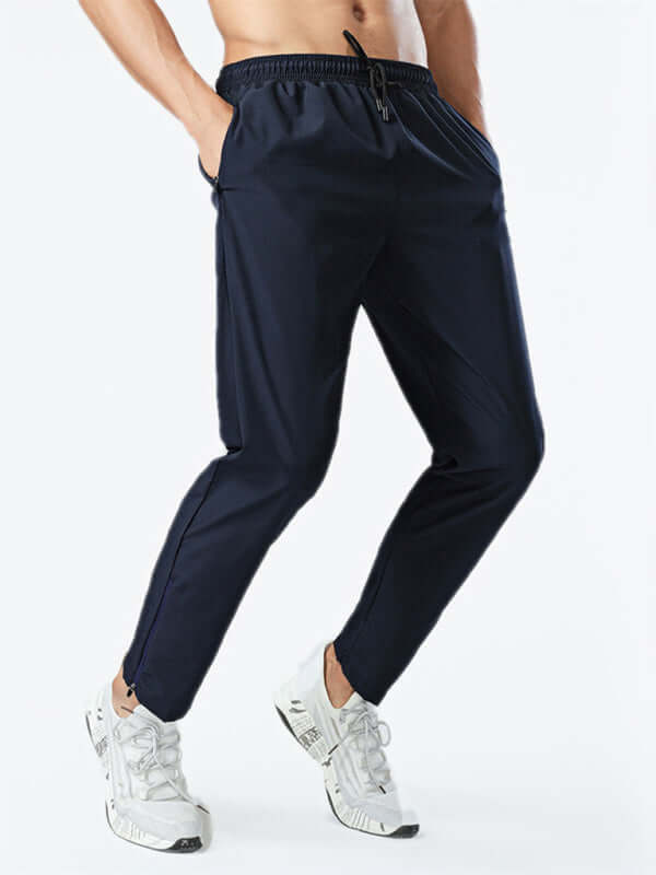 Breathe Easy Quick-Dry Ice Silk Drawstring Trousers