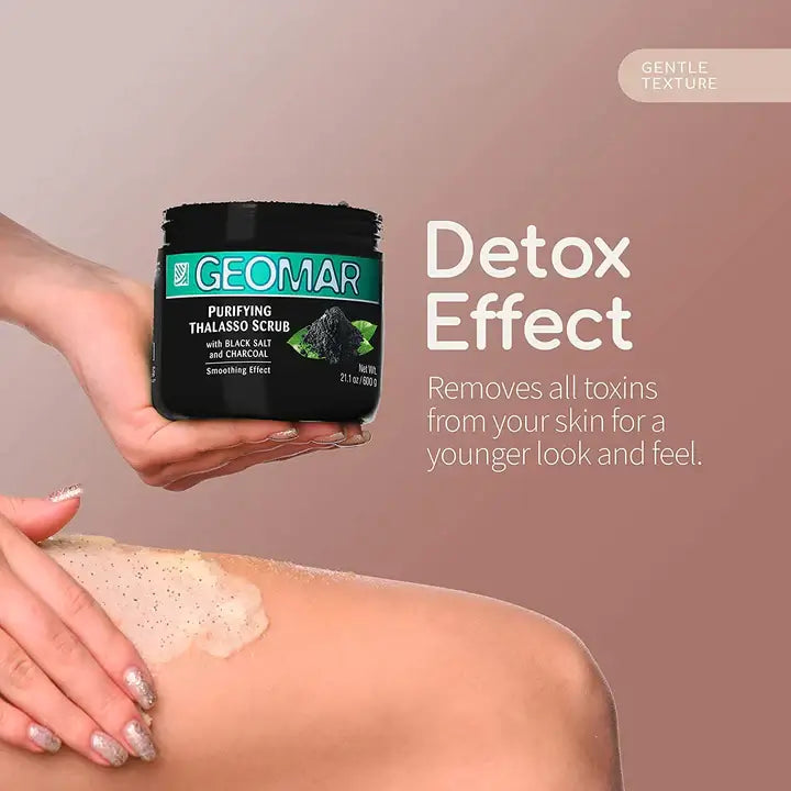 Charcoal & Black Salt Purifying Body Scrub 600g