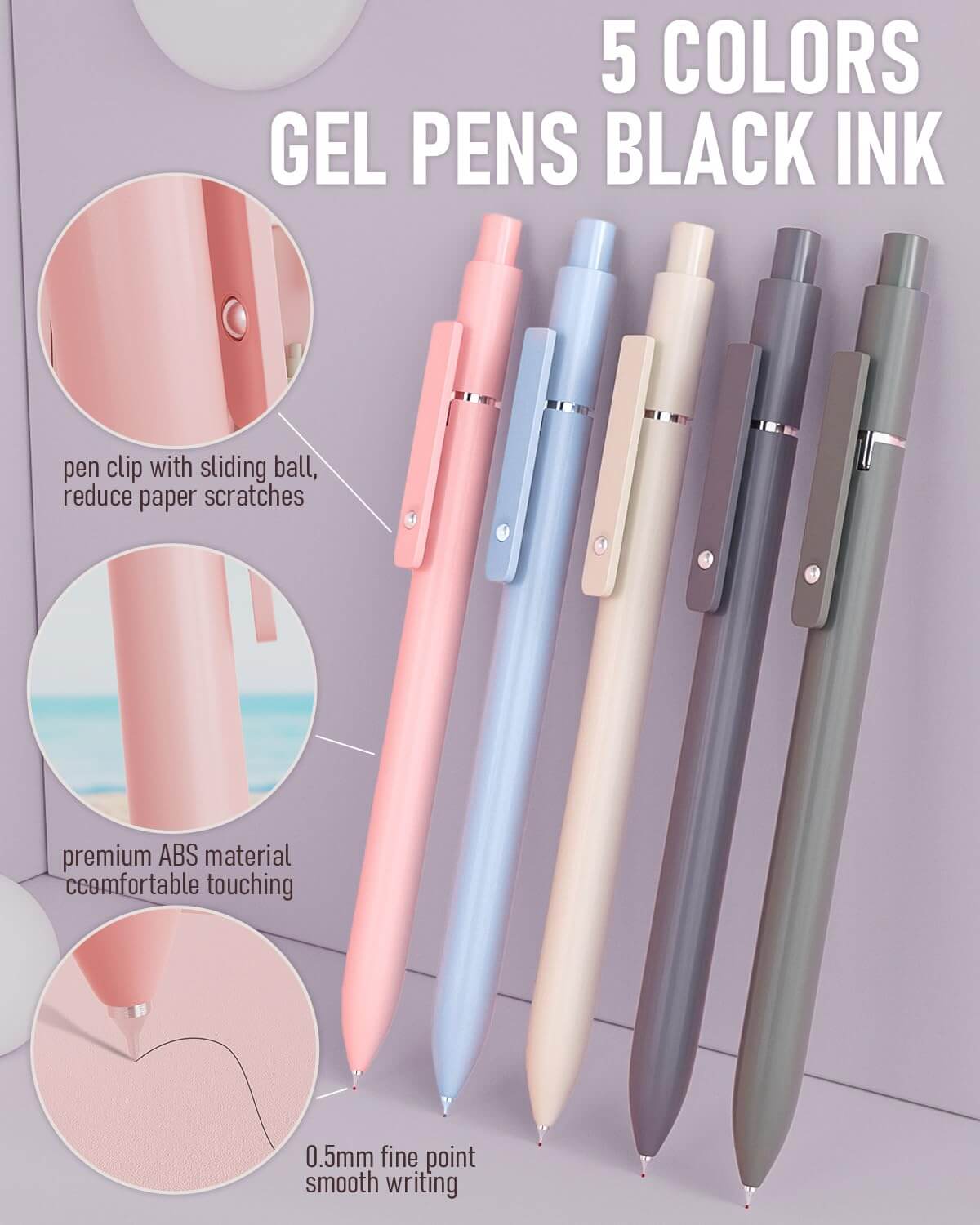 Charming Creations 39-Piece Aesthetic School Supplies Set