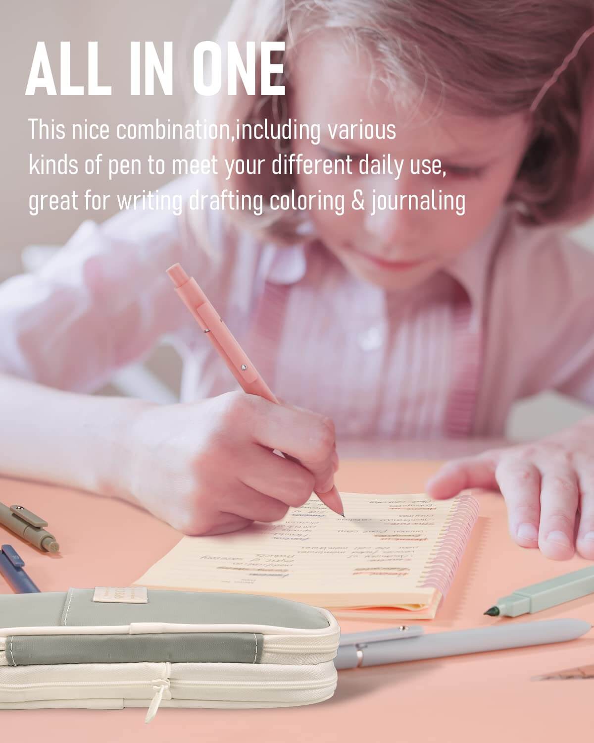 Charming Creations 39-Piece Aesthetic School Supplies Set