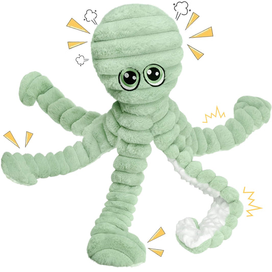 Chew & Cuddle Plush Octopus Toy for Dogs