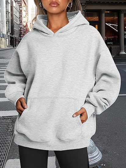 Chic & Comfy Oversized Stylish Fleece Hoodie - Fall Winter