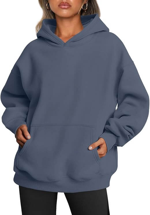 Chic & Comfy Oversized Stylish Fleece Hoodie - Fall Winter