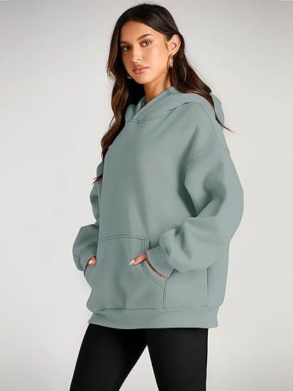 Chic & Comfy Oversized Stylish Fleece Hoodie - Fall Winter