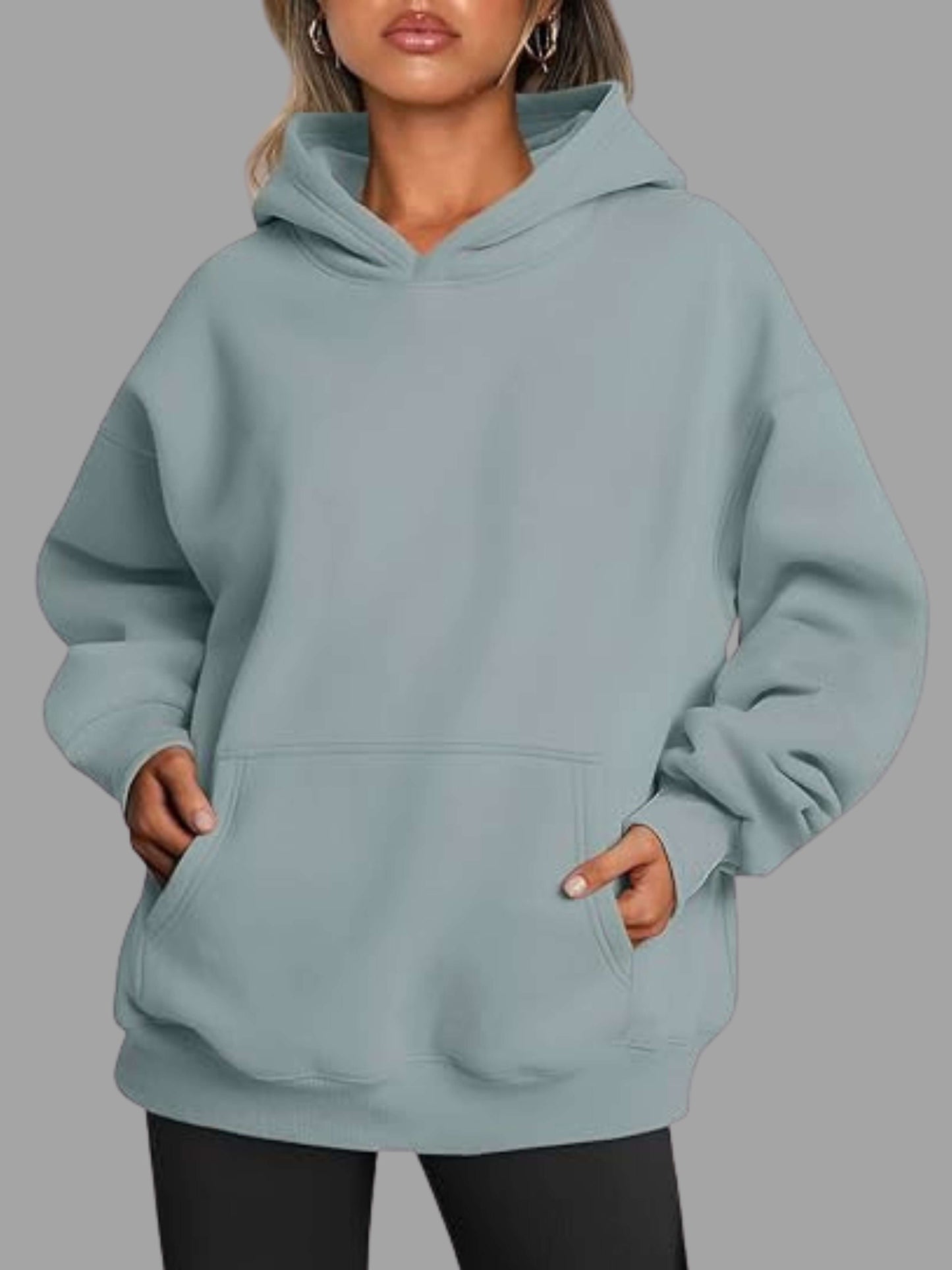 Chic & Comfy Oversized Stylish Fleece Hoodie - Fall Winter