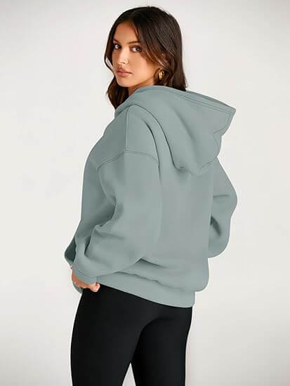 Chic & Comfy Oversized Stylish Fleece Hoodie - Fall Winter