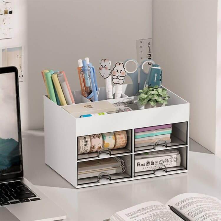 Chic Desk Drawer & Makeup Organizer Combo