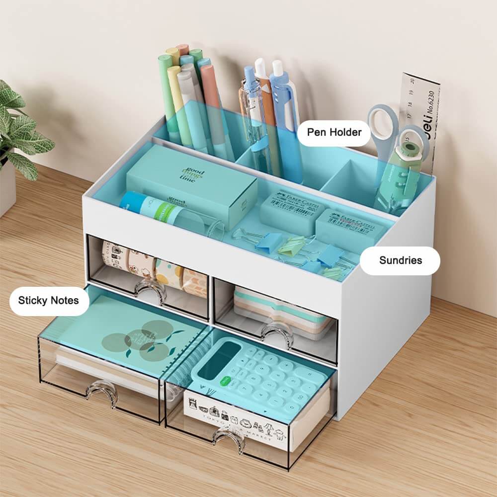 Chic Desk Drawer & Makeup Organizer Combo