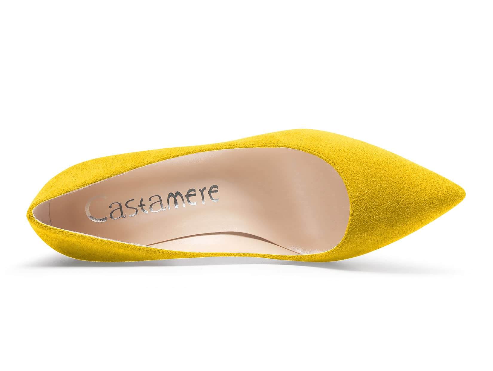 Chic Suede Block Heel Pointed Toe Pumps for Work & Party