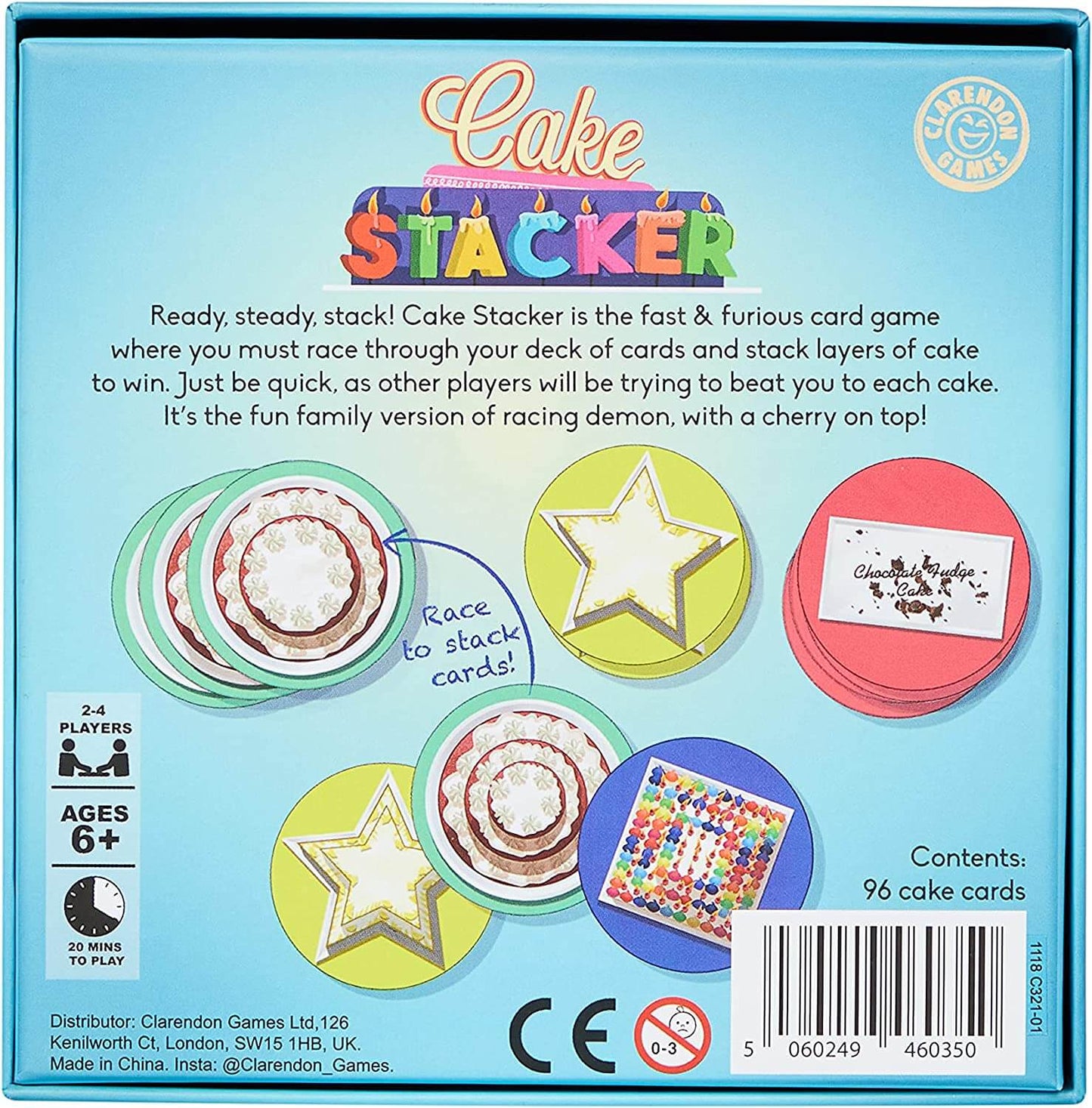 Clarendon Games Cake Stacker Game