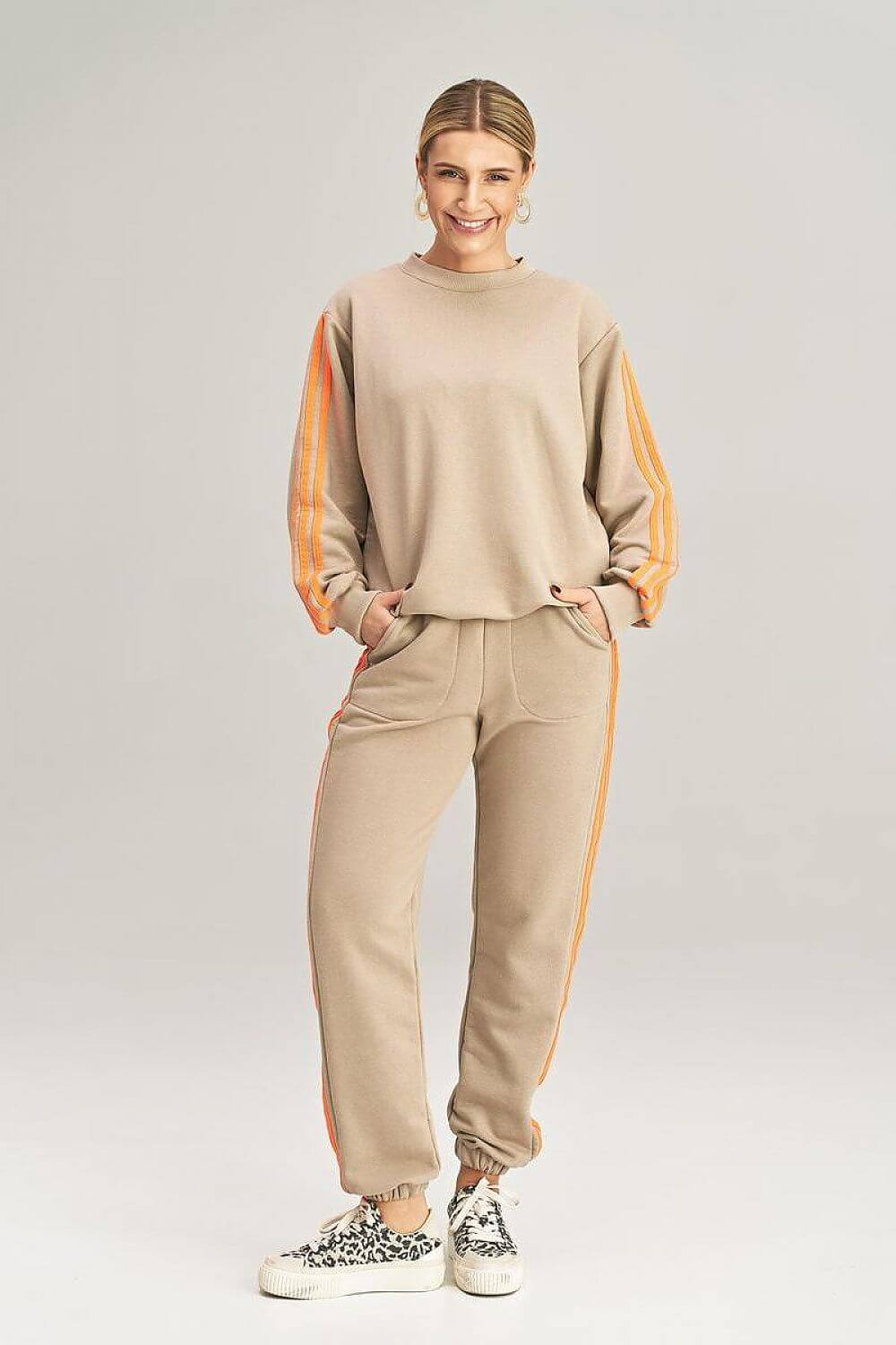 Classic Comfort Loose Pullover Tracksuit Set