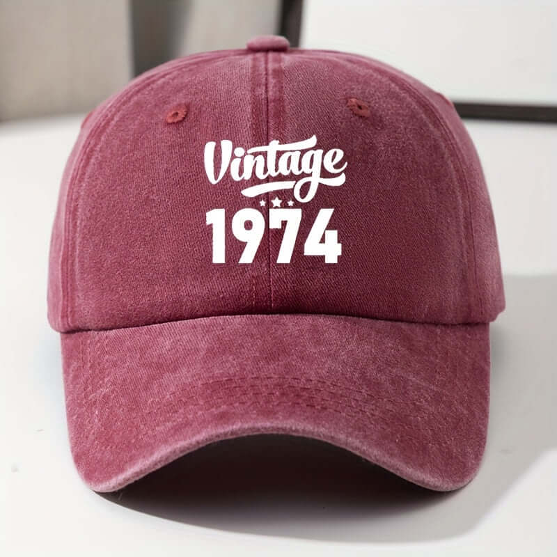 Classic Vintage 1974 Adjustable Baseball Cap