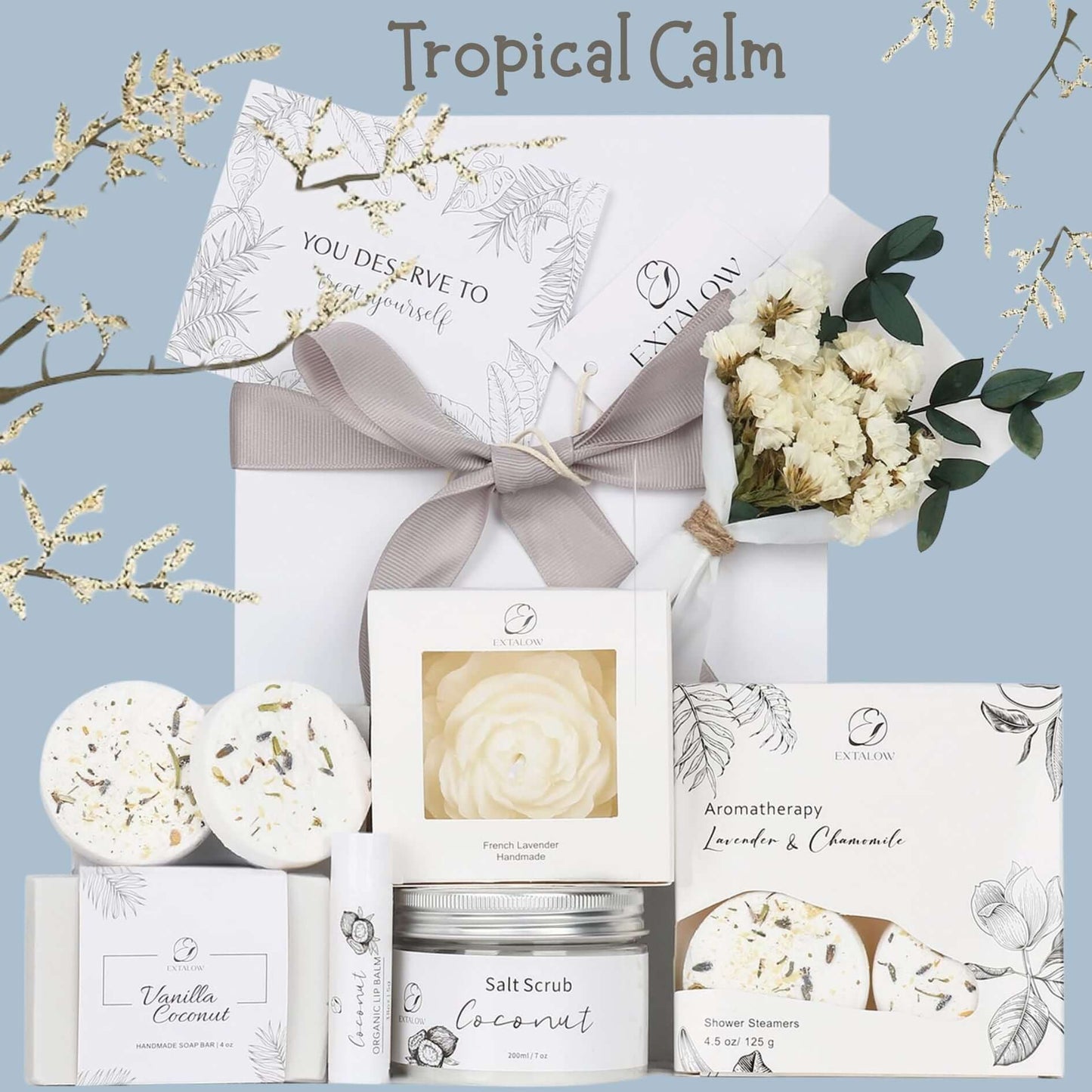 Coconut Lavender Relaxation Gift - Spa Set for Any Occasion