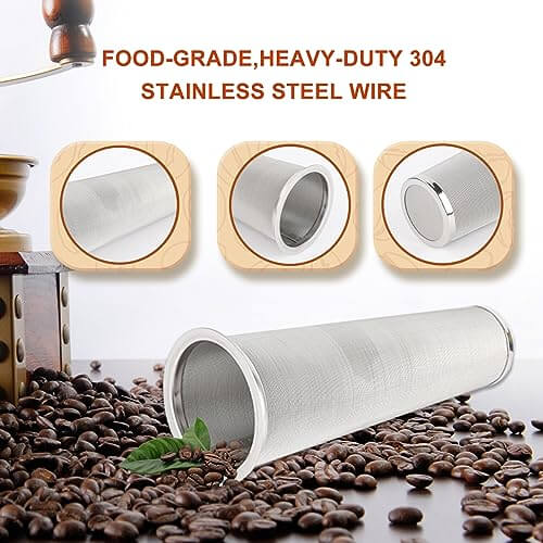 Cold Brew Crafter Leak-Proof Mason Jar with Filter 64oz