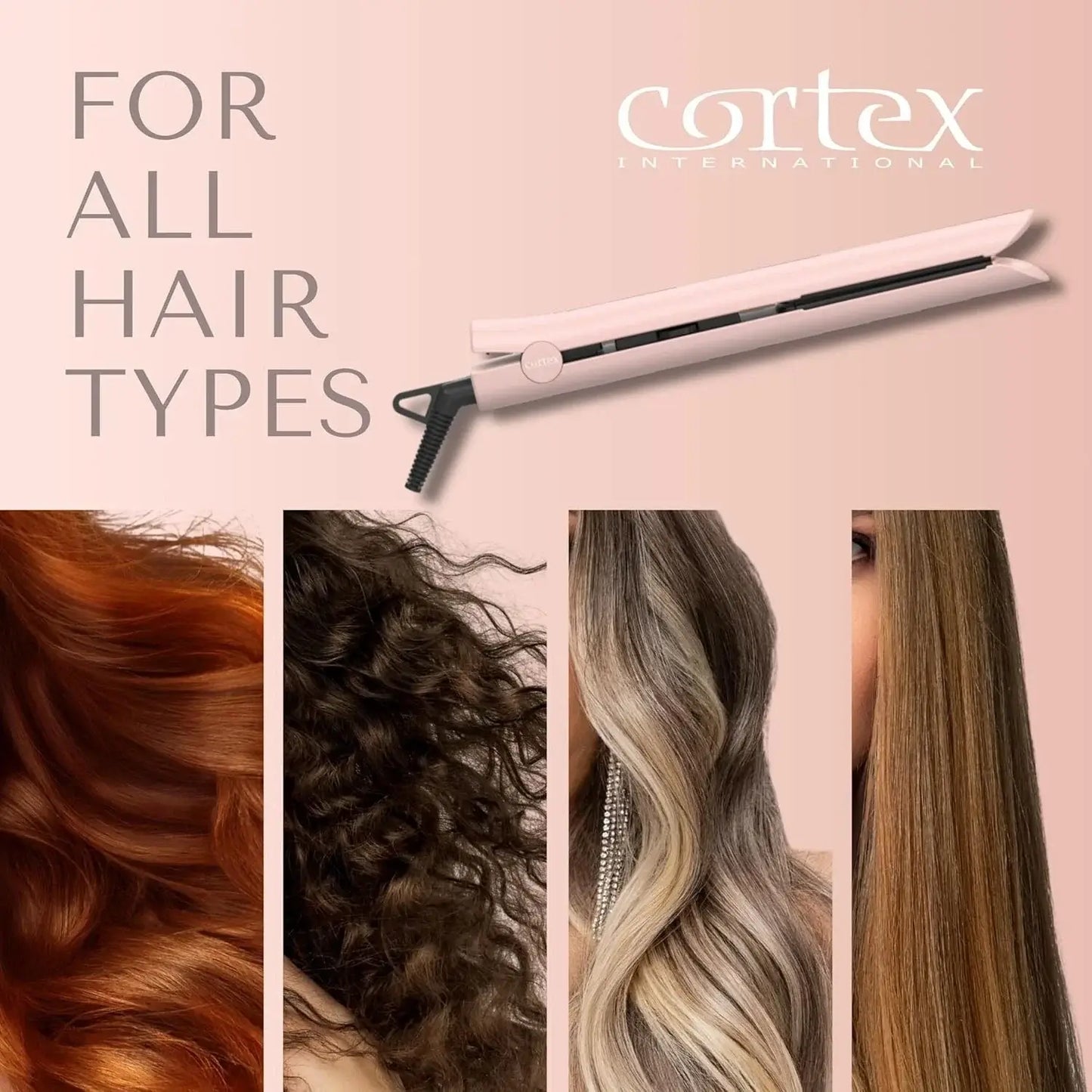 Cortex 1-Inch Ceramic Flat Iron with Temperature Control