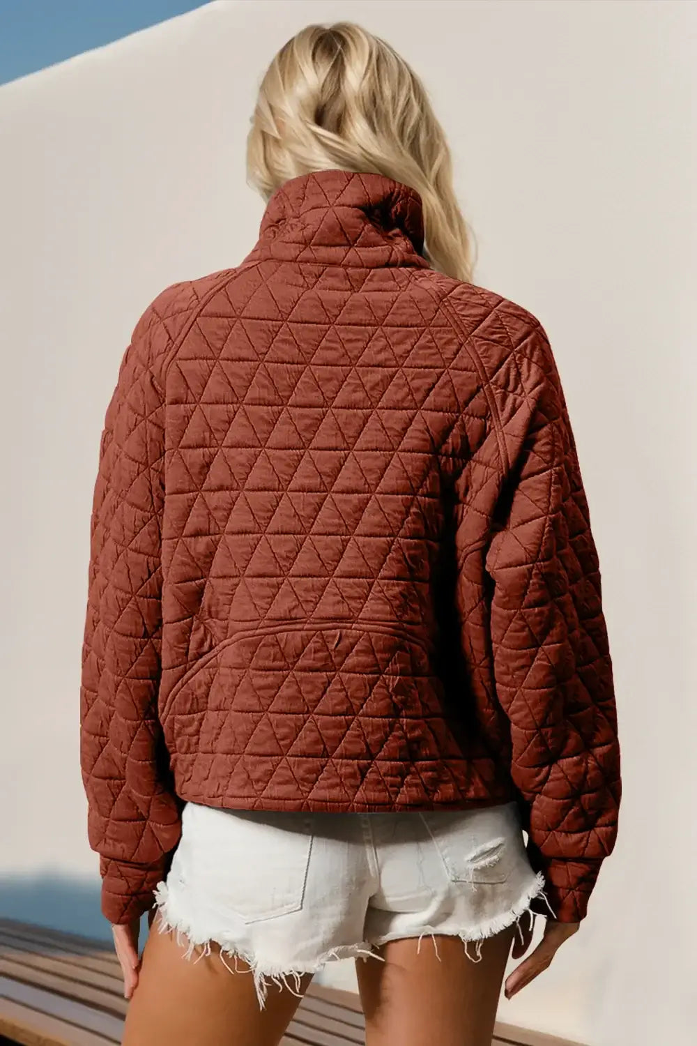 Cozy Plaid Vibes Long Sleeve Hooded Coat