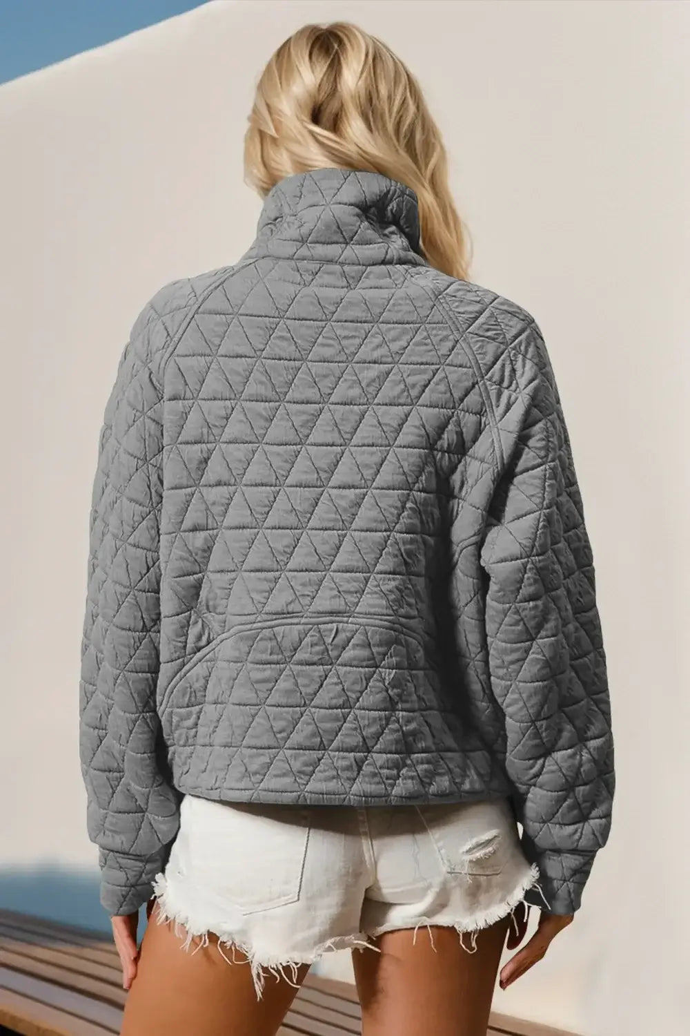 Cozy Plaid Vibes Long Sleeve Hooded Coat