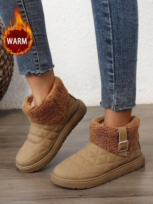 Cozy Steps Fur-Lined Waterproof Snow Boots