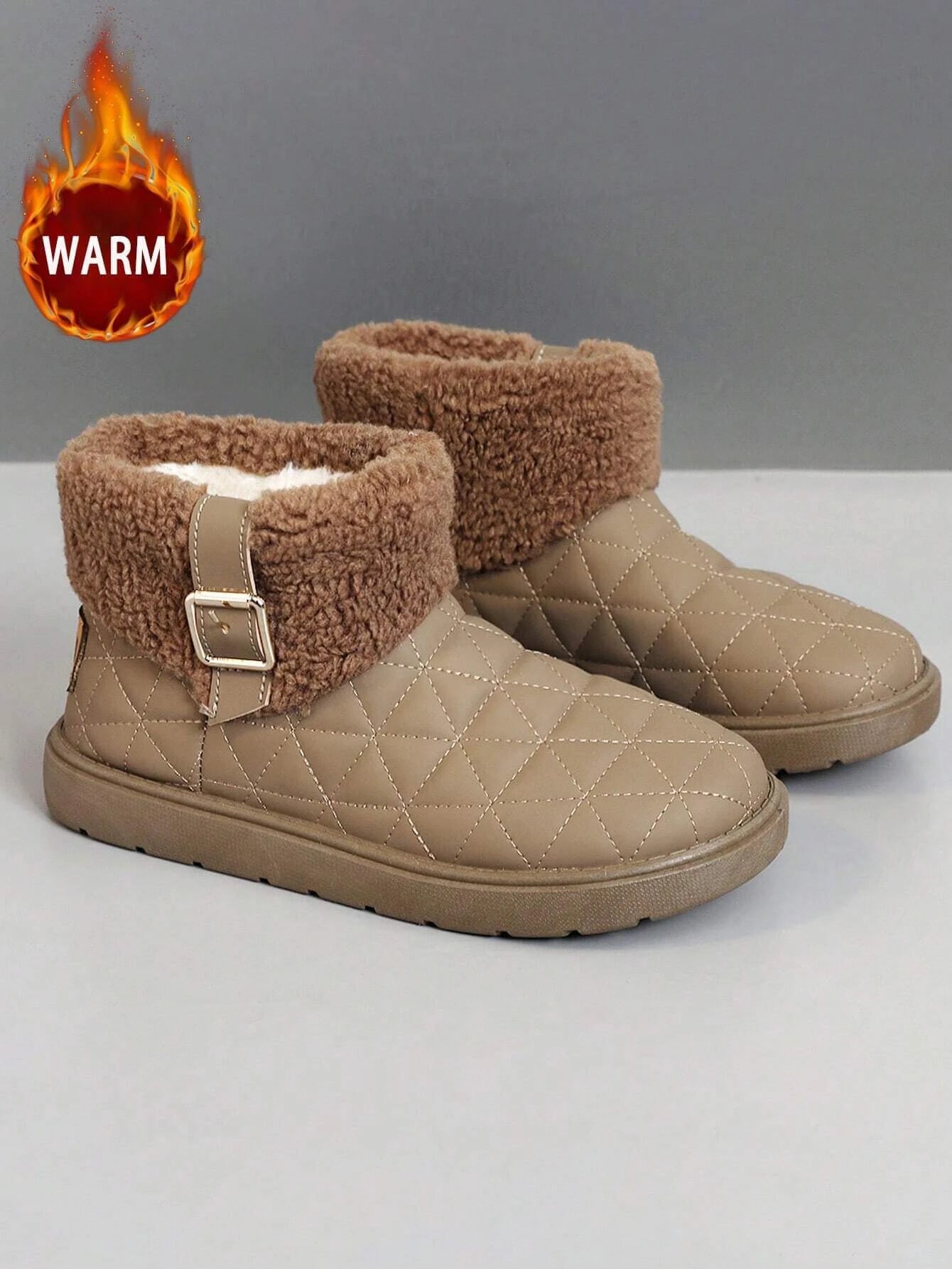 Cozy Steps Fur-Lined Waterproof Snow Boots