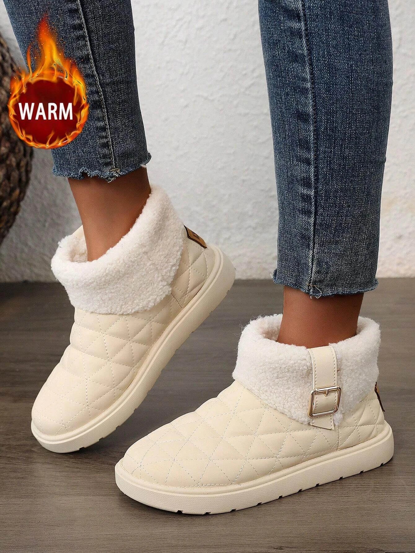 Cozy Steps Fur-Lined Waterproof Snow Boots