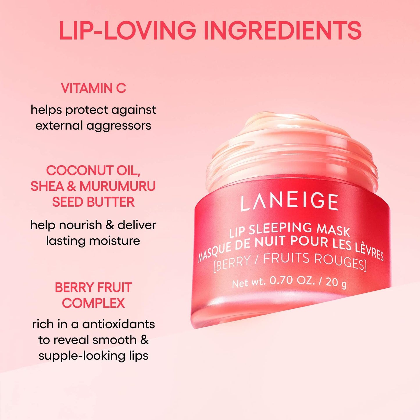 Dreamy Lips by LANEIGE – 4-Flavor Lip Sleeping Mask Kit