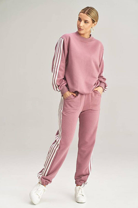 Everyday Ease Loose Pullover Tracksuit Set