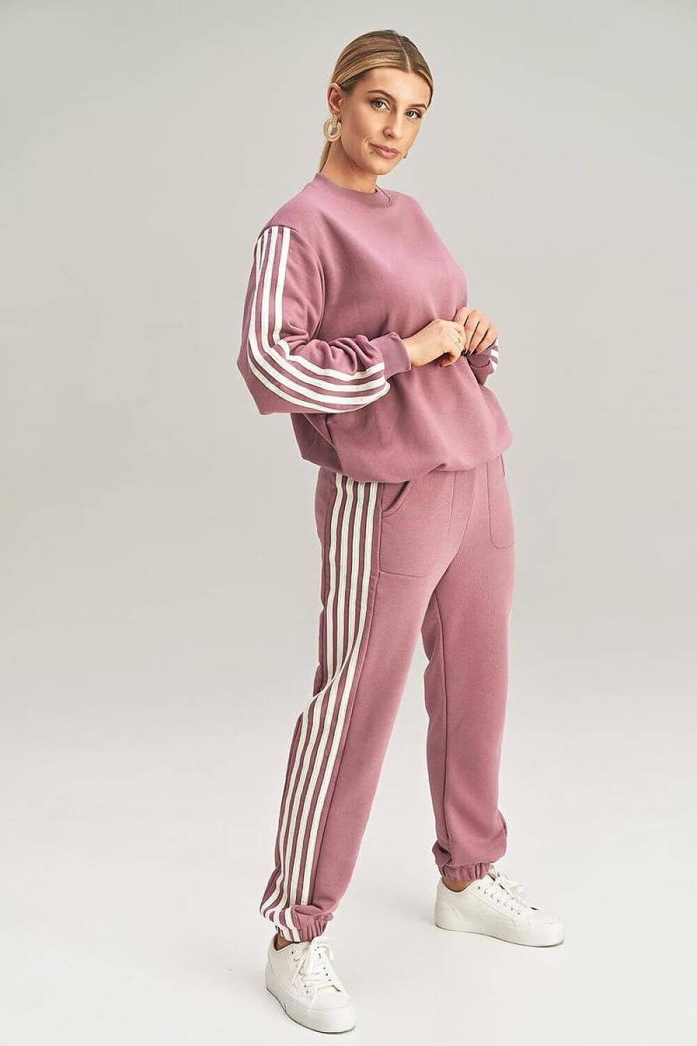 Everyday Ease Loose Pullover Tracksuit Set