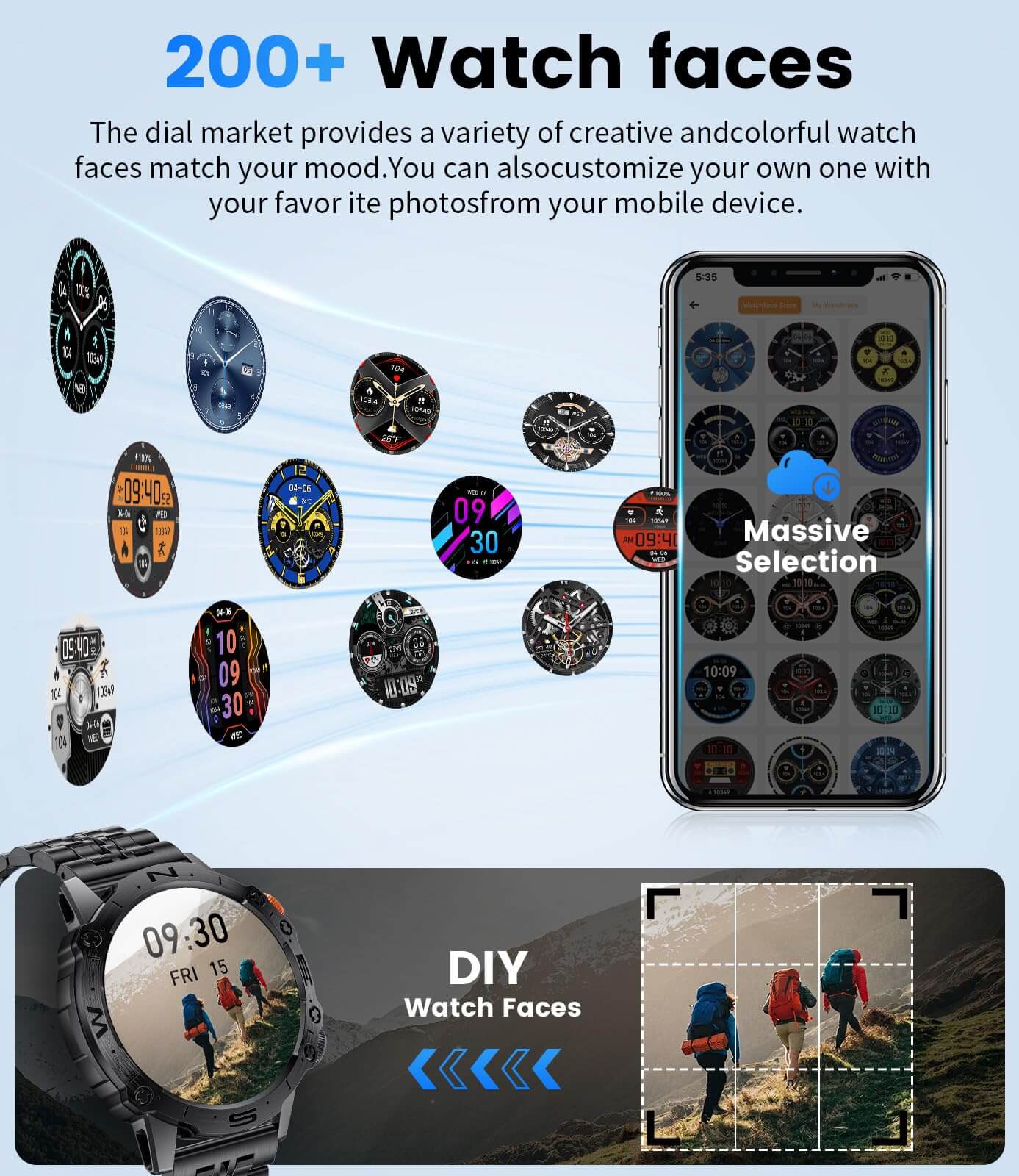 Fitness Tracker Smartwatch - Health Tracking On-The-Go