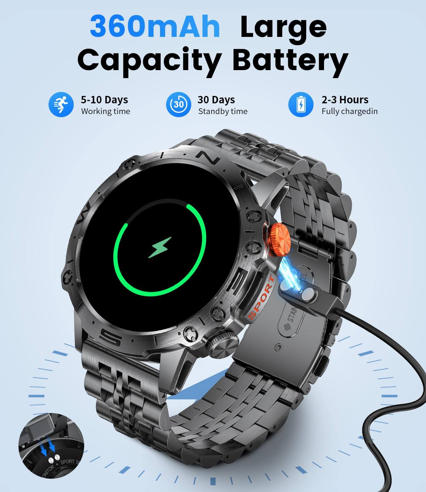 Fitness Tracker Smartwatch - Health Tracking On-The-Go