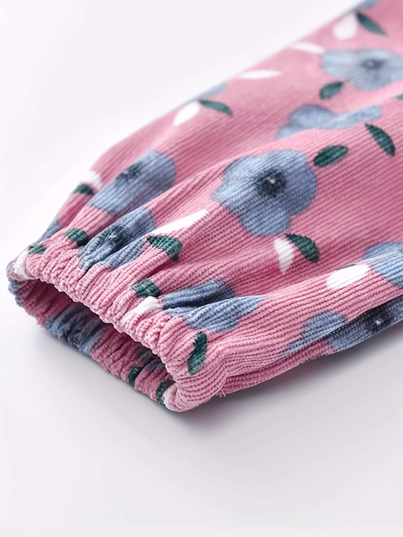 Floral Charm Ruffle Sleeve Pencil Dress