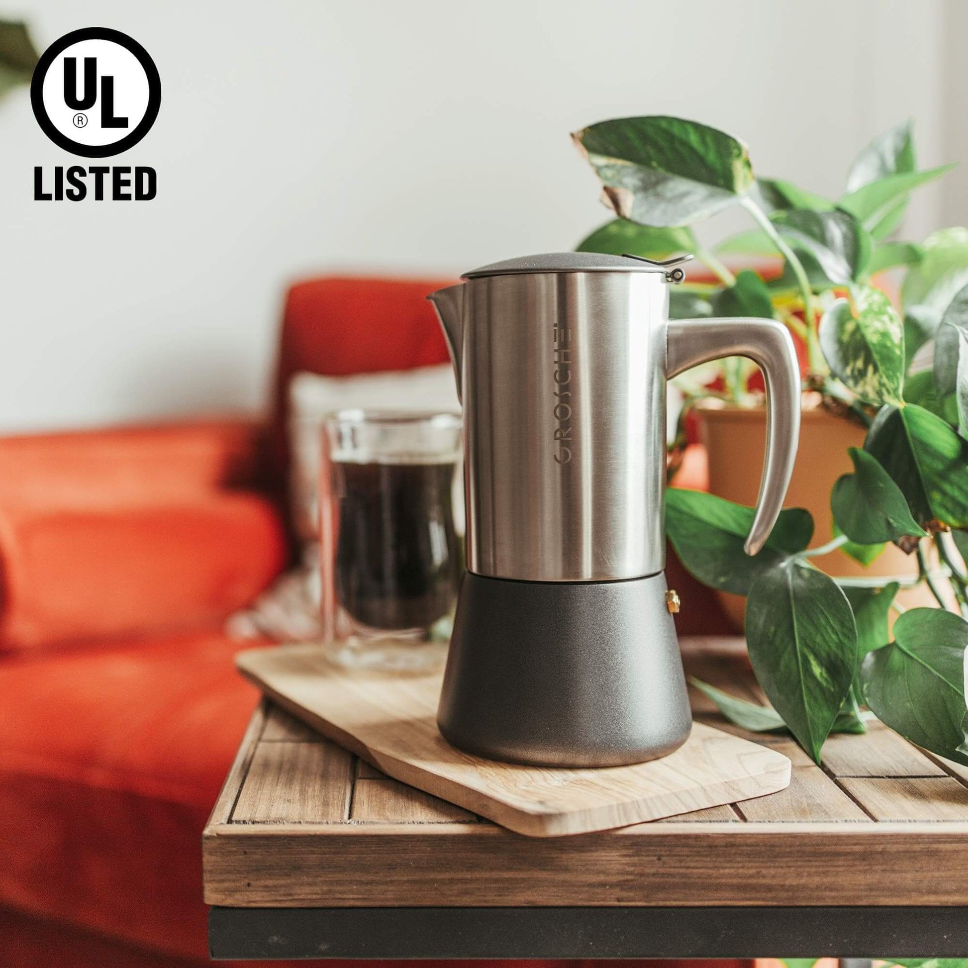 GROSCHE Milano 6-Cup Espresso Magic Coffee Maker