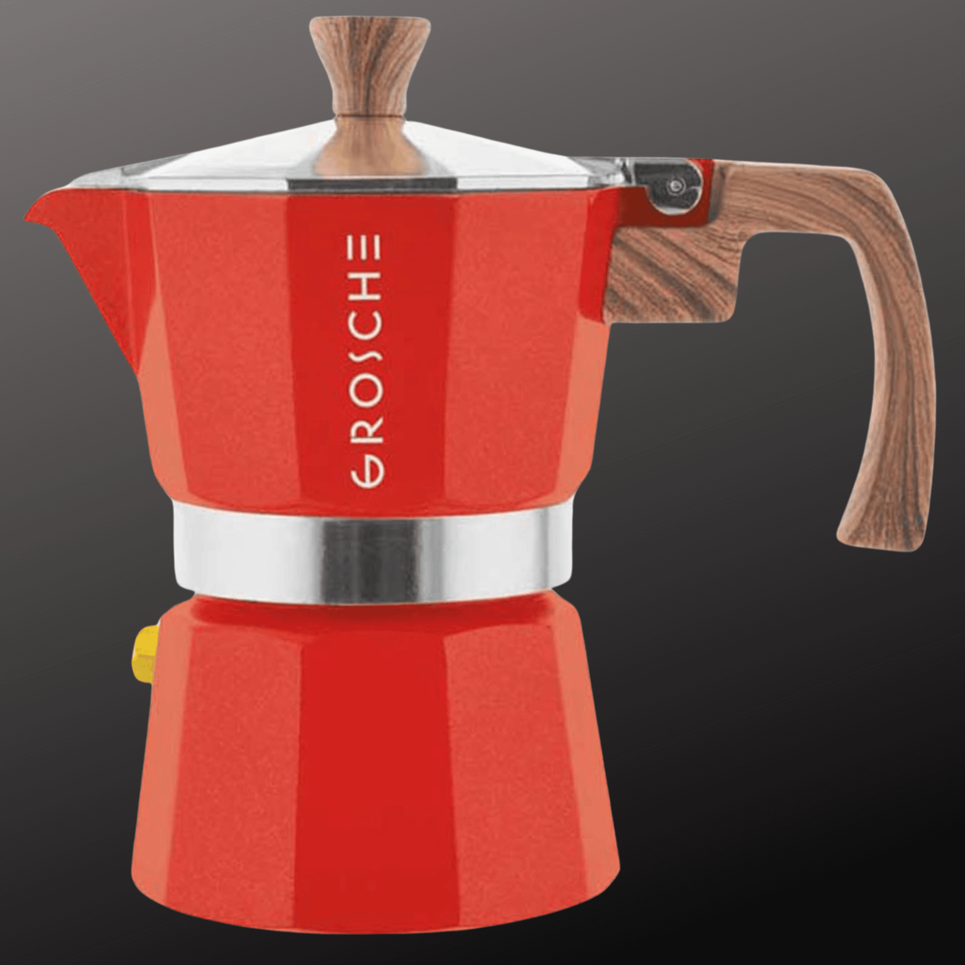 GROSCHE Milano Stovetop Espresso Maker Moka Pot