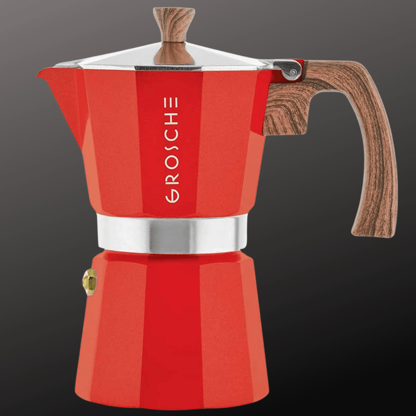 GROSCHE Milano Stovetop Espresso Maker Moka Pot
