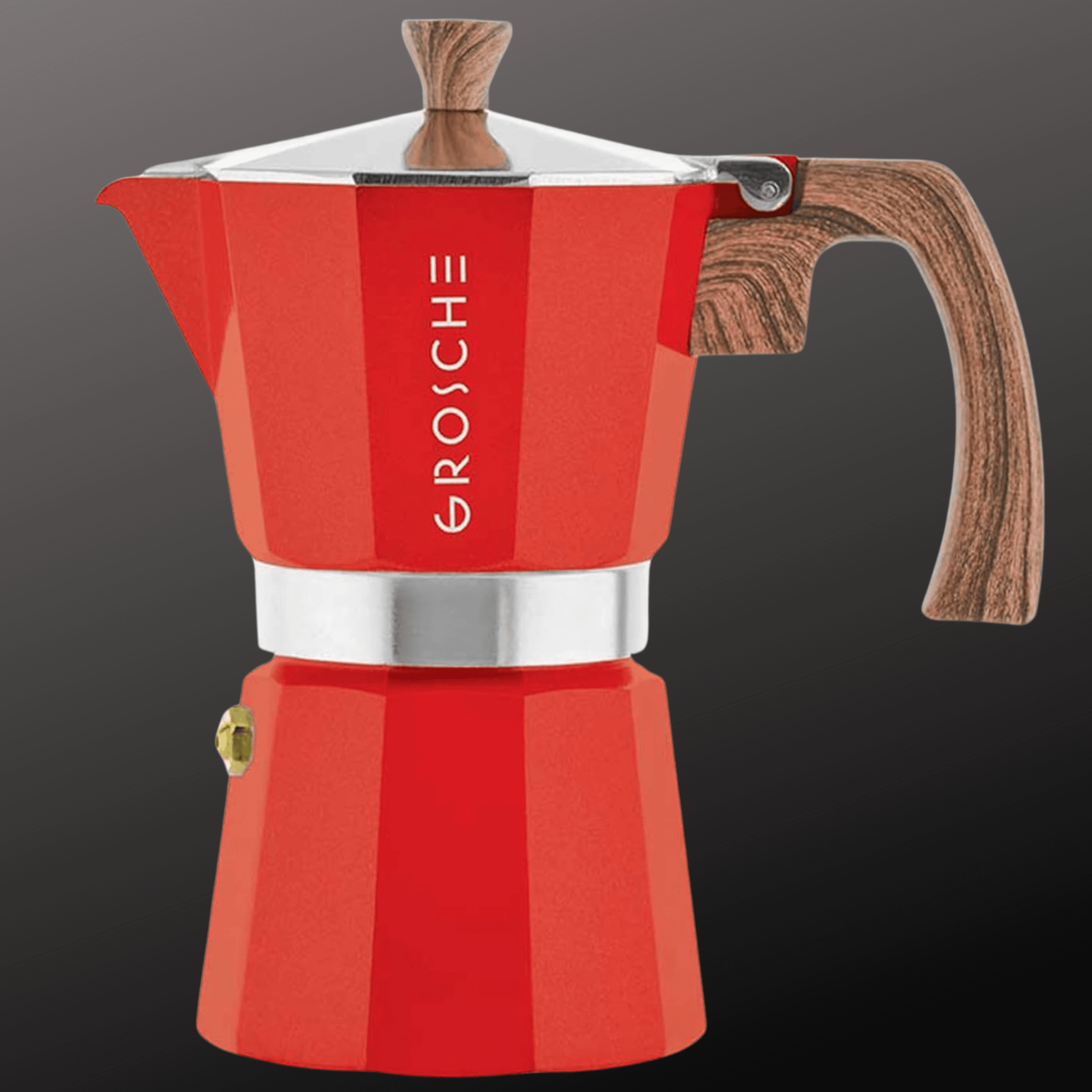GROSCHE Milano Stovetop Espresso Maker Moka Pot
