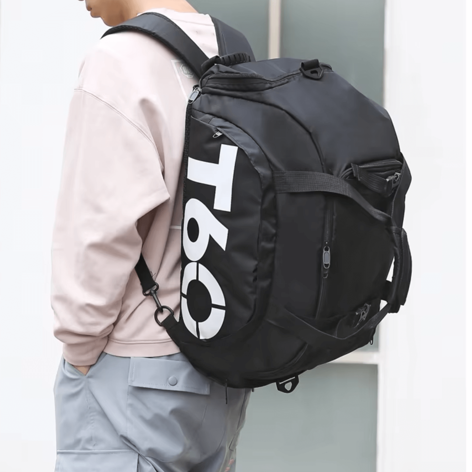 Hydrofoil Waterproof Gym Backpack with Shoe Pocket