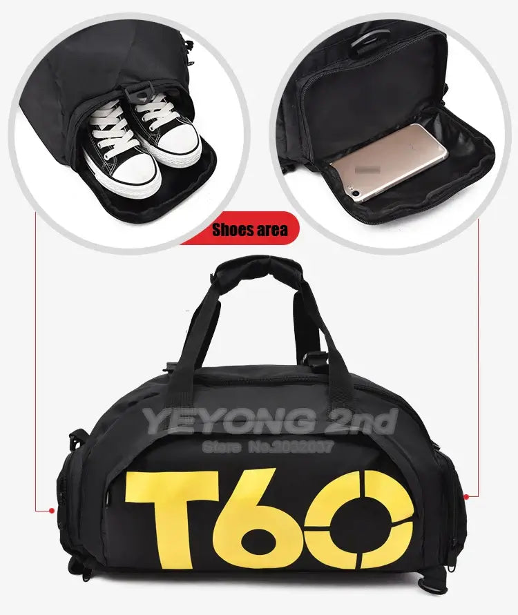 Hydrofoil Waterproof Gym Backpack with Shoe Pocket
