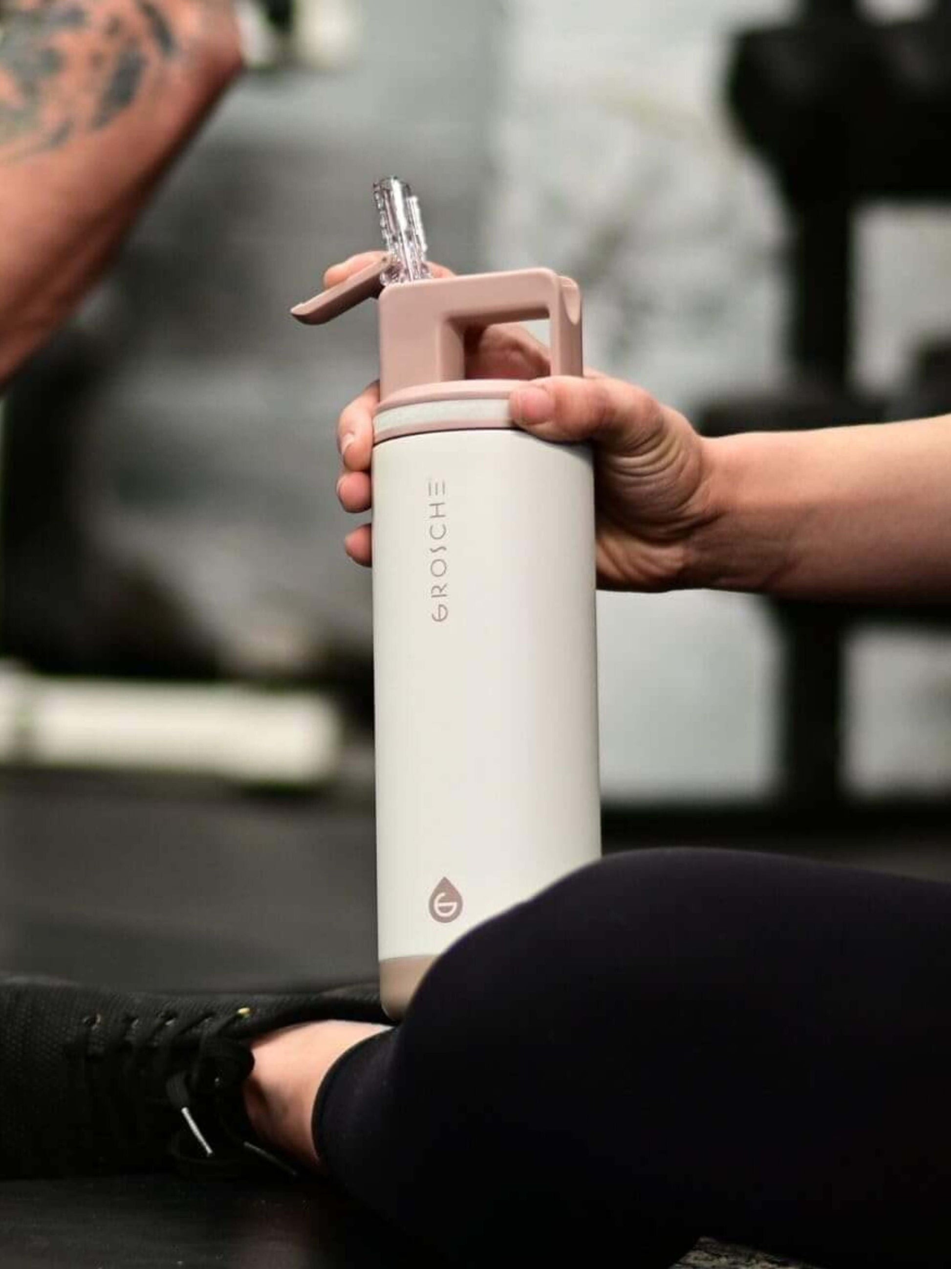 Insulated Stainless Steel Water Bottle with Straw Leakproof