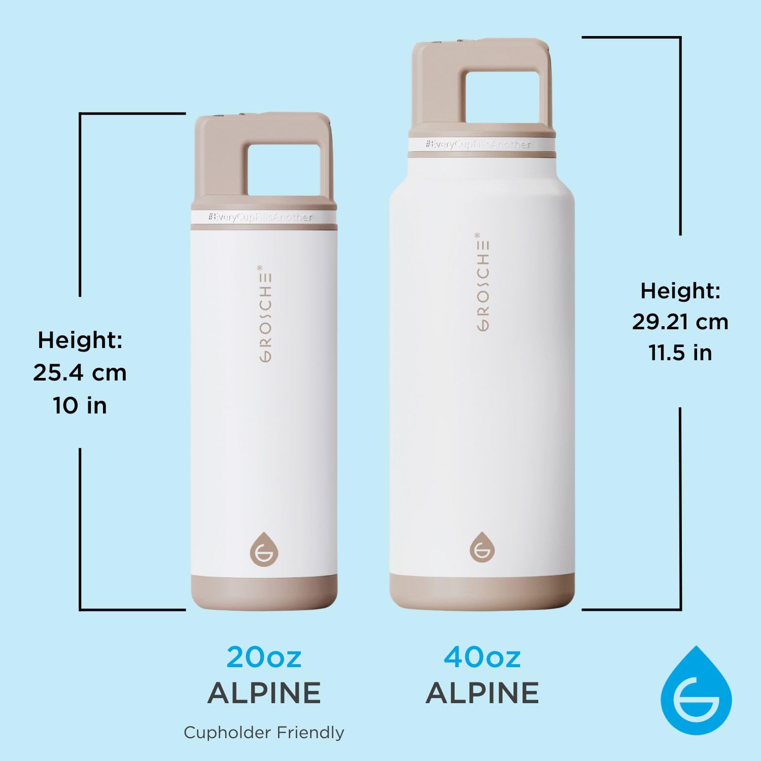 Insulated Stainless Steel Water Bottle with Straw Leakproof