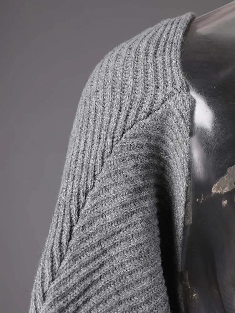 Knitted Shrug Scarf - Stylish Layered Wrap