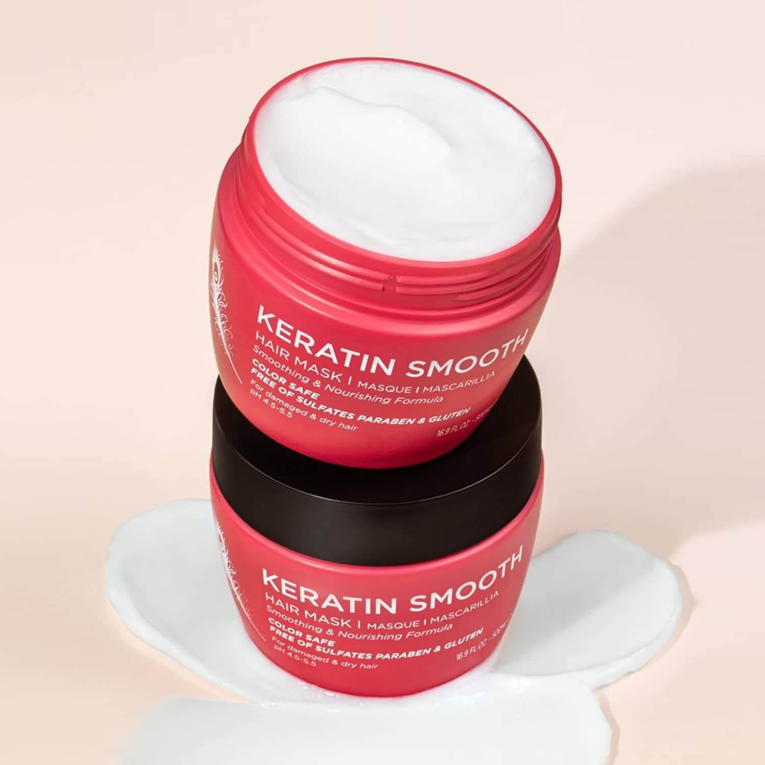 LUSETA Keratin Smooth Hair Mask Color-Safe