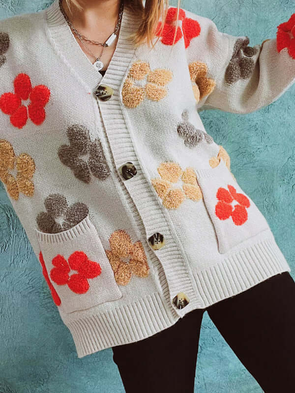 Layered Elegance Drop Sleeve Knit Sweater