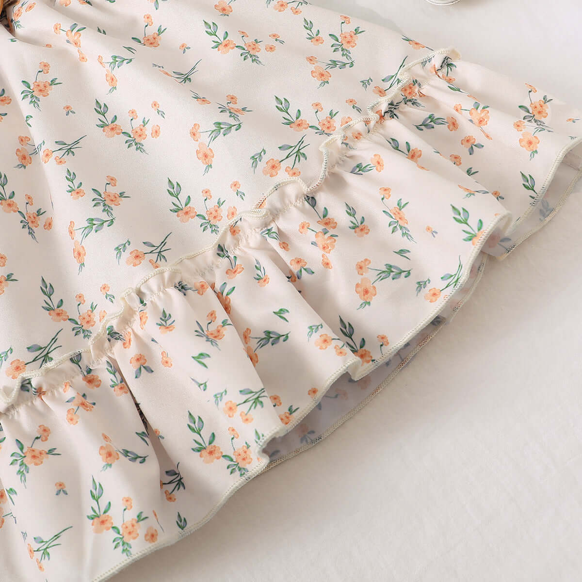 Little Fashionista One-Shoulder Top & Printed Skirt Set