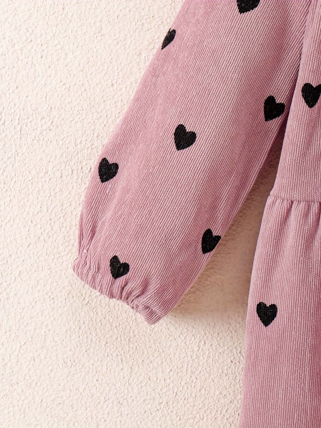 Little Princess Ruffle Collar Long Sleeve Dress